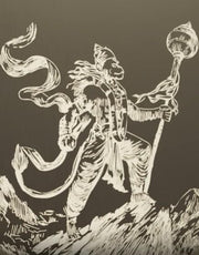 Protector Hanuman Godform Pendant with Chain