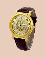 Leather Analog Watch - for Men