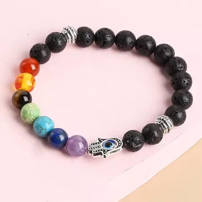 Shiv 7 Chakra Beads Bracelet