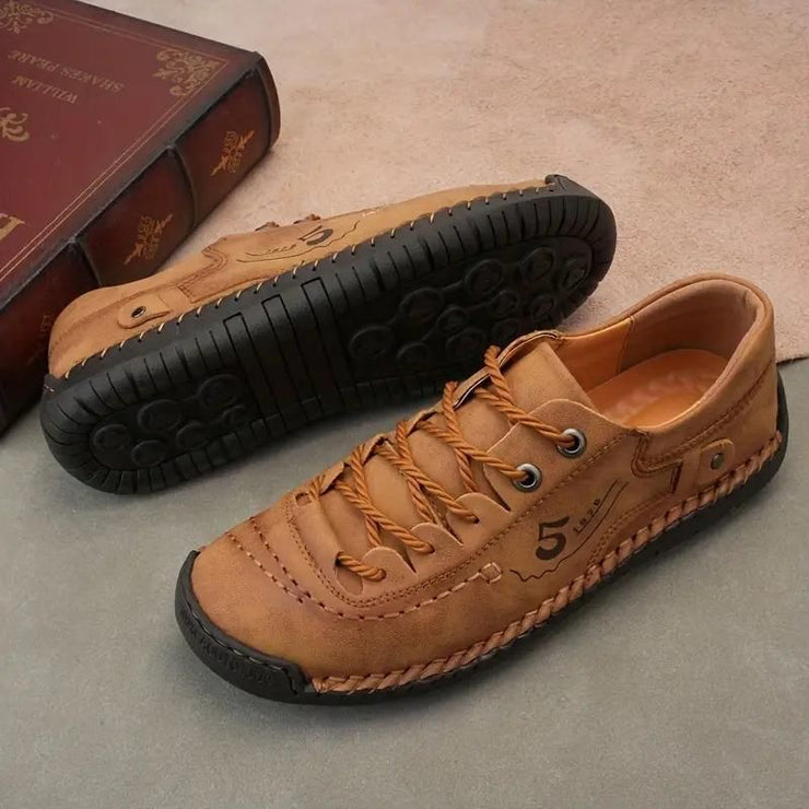 Men's Leather Tan Shoes