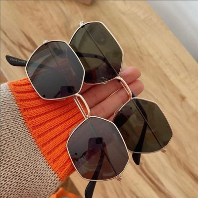 Octagon  Black Sun glass