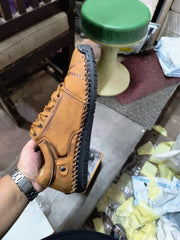 Men's Leather Tan Shoes