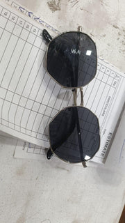 Octagon  Black Sun glass