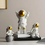 Astronaut Spaceman Statue Ornament(Set of 3)