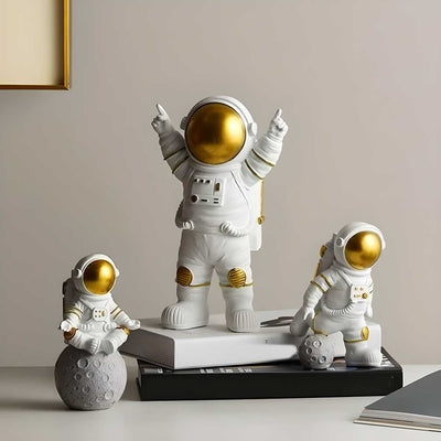 Astronaut Spaceman Statue Ornament(Set of 3)
