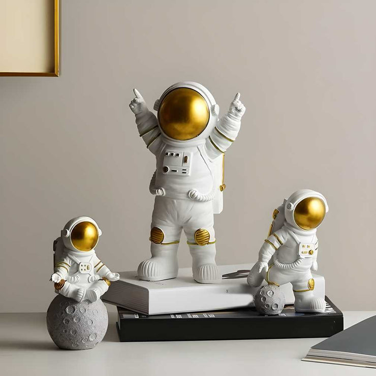 Astronaut Spaceman Statue Ornament(Set of 3)