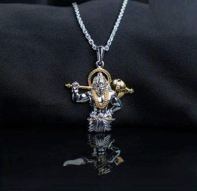 Hanuman Pendant with Chain