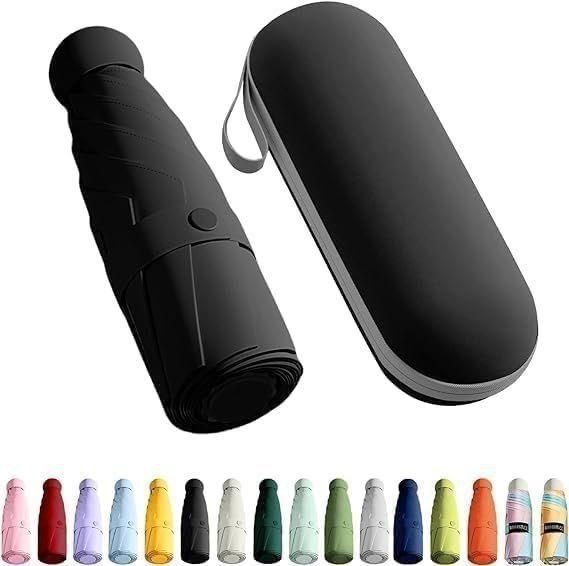 Mini Umbrella with Case Unisex